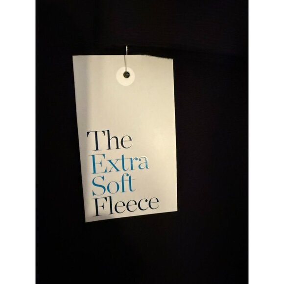 Men's Croft & Barrow Black Extra Soft Fleece Quarter Zip Top Size Small NWT - Picture 4 of 5